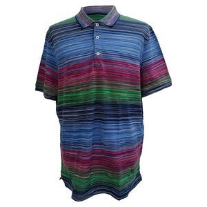 Missoni Striped Pique Polo Shirt in Multicolor Cotton
